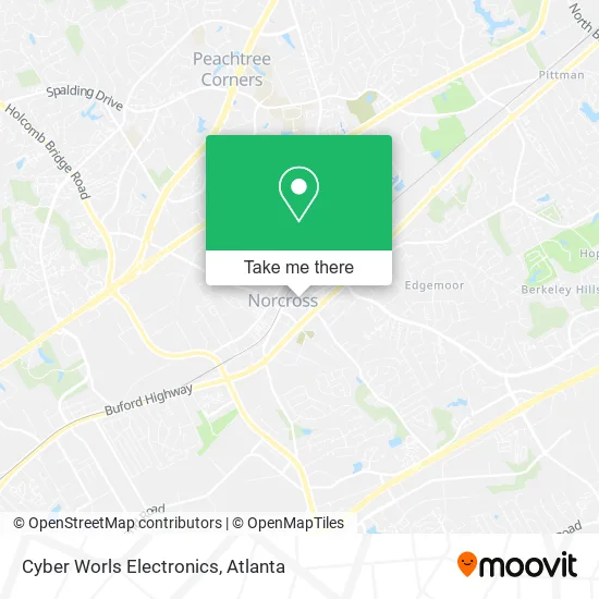 Cyber Worls Electronics map