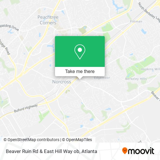 Mapa de Beaver Ruin Rd & East Hill Way ob