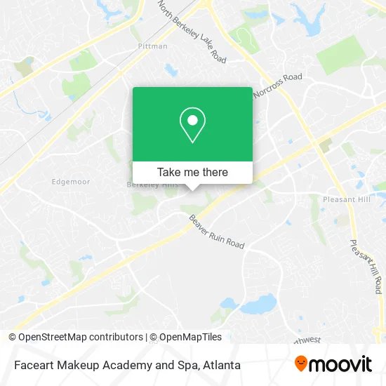 Mapa de Faceart Makeup Academy and Spa