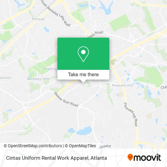 Cintas Uniform Rental Work Apparel map