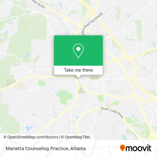 Marietta Counseling Practice map