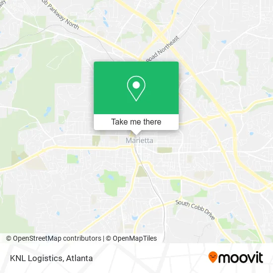 KNL Logistics map