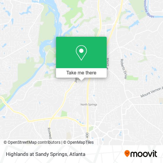 Mapa de Highlands at Sandy Springs