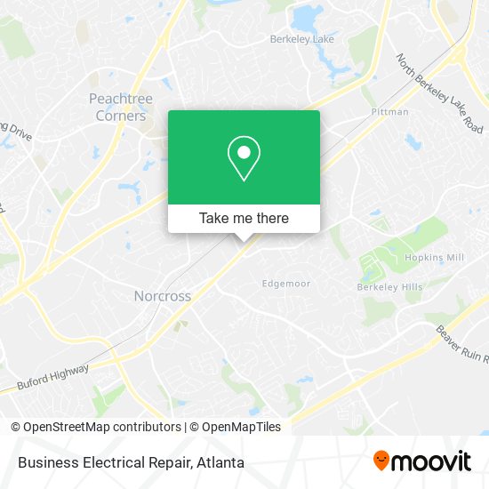 Mapa de Business Electrical Repair