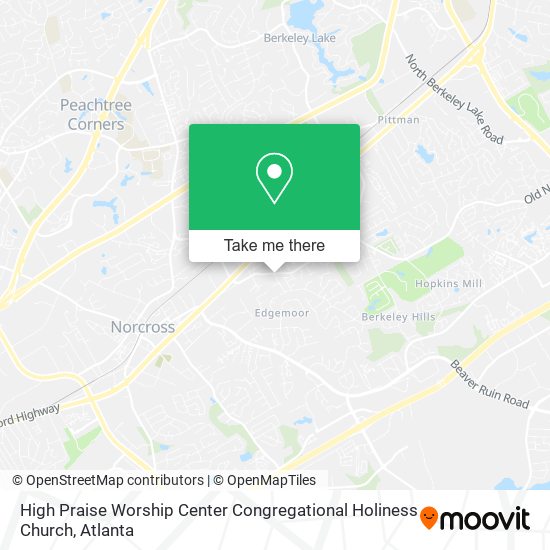 Mapa de High Praise Worship Center Congregational Holiness Church