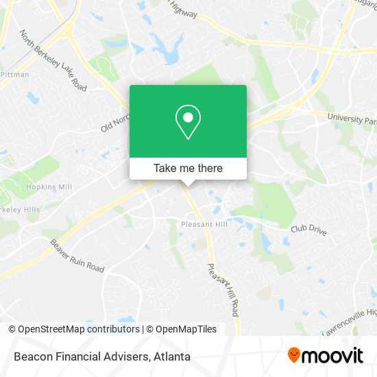 Mapa de Beacon Financial Advisers