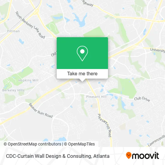 Mapa de CDC-Curtain Wall Design & Consulting