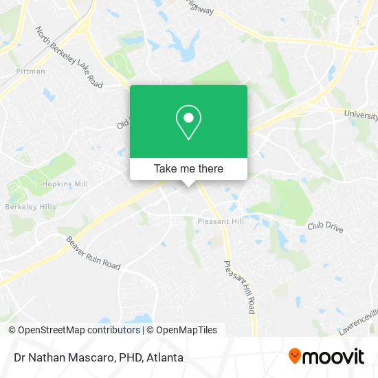 Mapa de Dr Nathan Mascaro, PHD