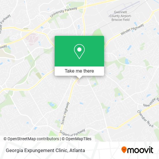 Mapa de Georgia Expungement Clinic