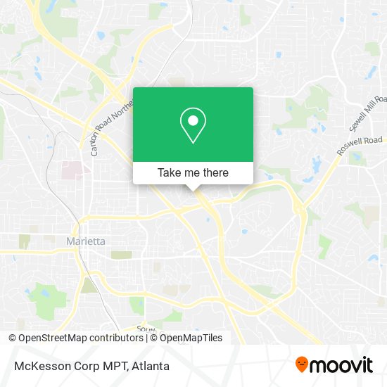 McKesson Corp MPT map