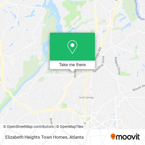 Mapa de Elizabeth Heights Town Homes