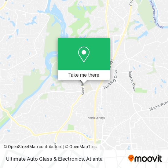 Mapa de Ultimate Auto Glass & Electronics