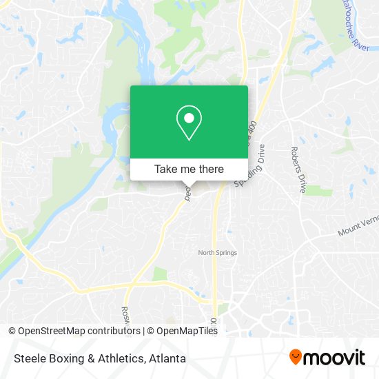 Mapa de Steele Boxing & Athletics