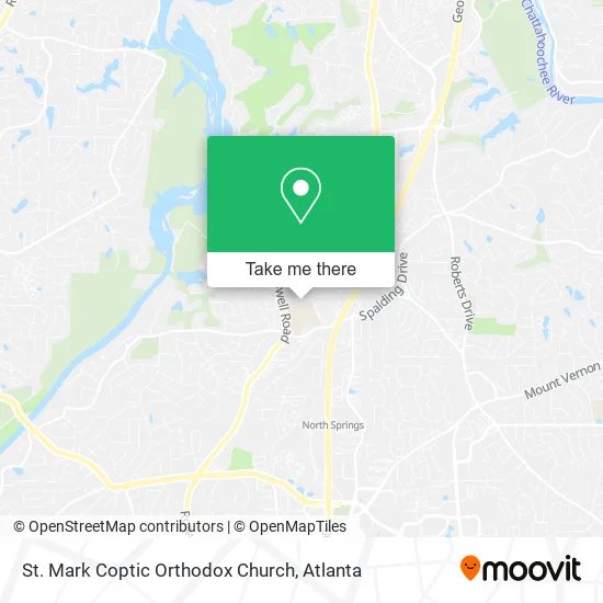 St. Mark Coptic Orthodox Church map