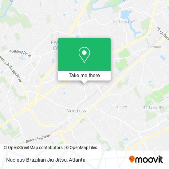 Nucleus Brazilian Jiu-Jitsu map