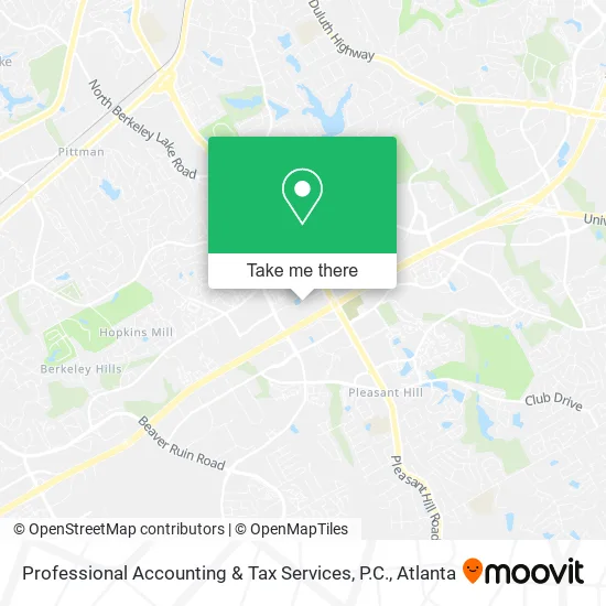 Mapa de Professional Accounting & Tax Services, P.C.