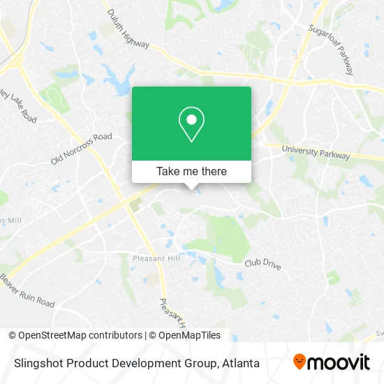 Slingshot Product Development Group map
