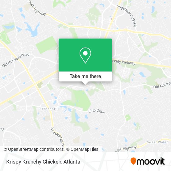 Mapa de Krispy Krunchy Chicken