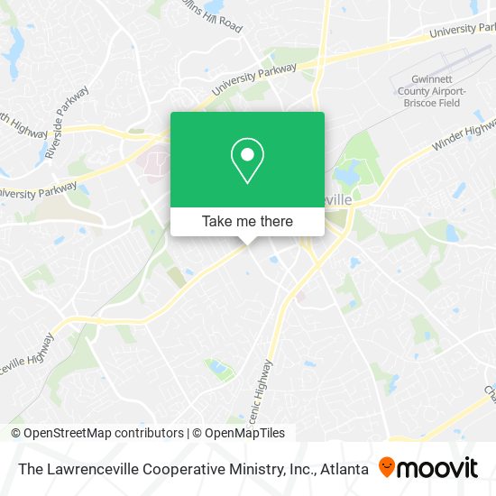 The Lawrenceville Cooperative Ministry, Inc. map