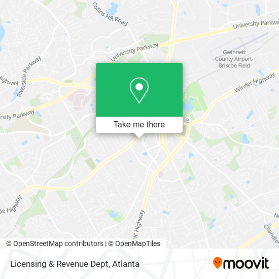 Licensing & Revenue Dept map