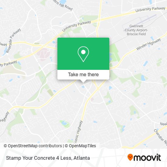 Stamp Your Concrete 4 Less map
