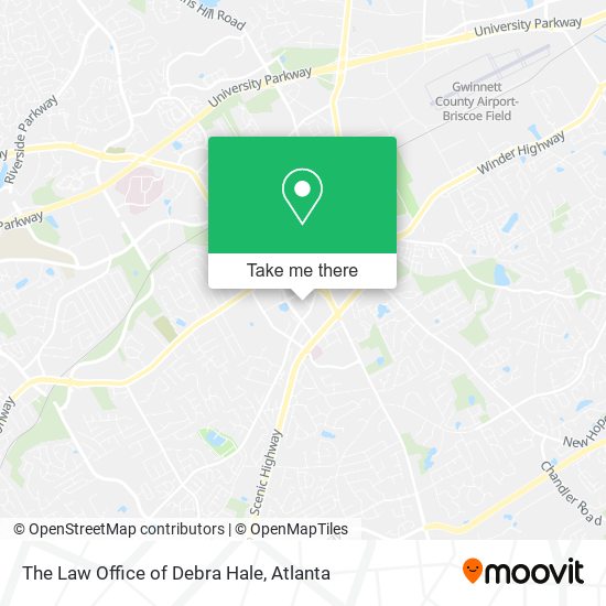 Mapa de The Law Office of Debra Hale