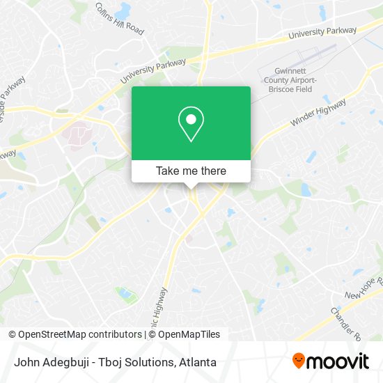 John Adegbuji - Tboj Solutions map