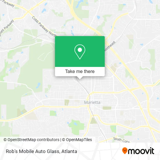 Rob's Mobile Auto Glass map