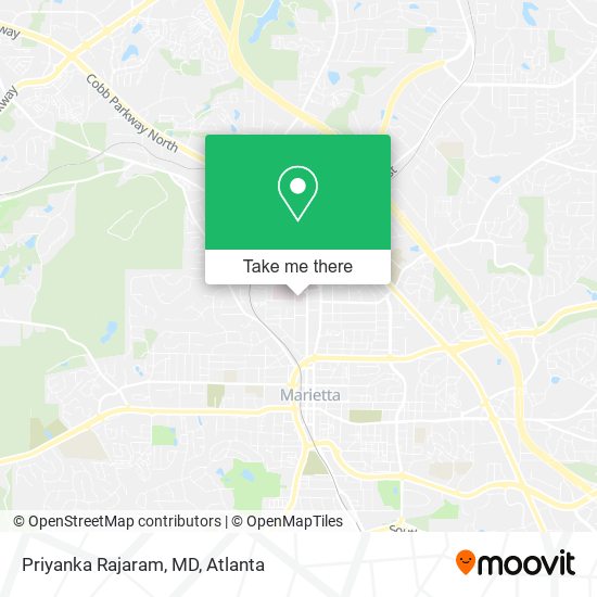 Mapa de Priyanka Rajaram, MD