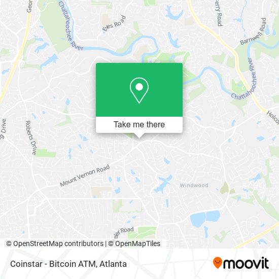 Mapa de Coinstar - Bitcoin ATM