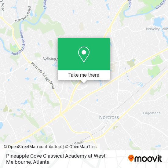 Mapa de Pineapple Cove Classical Academy at West Melbourne