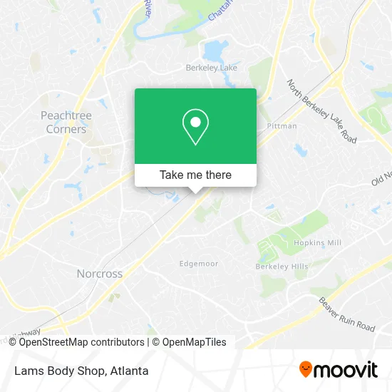Lams Body Shop map