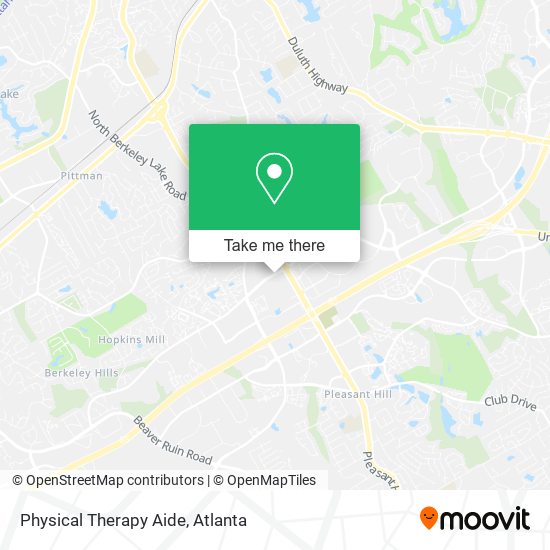 Physical Therapy Aide map