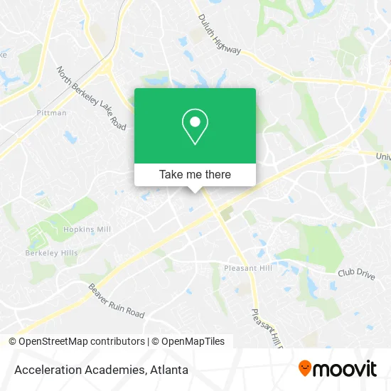 Acceleration Academies map