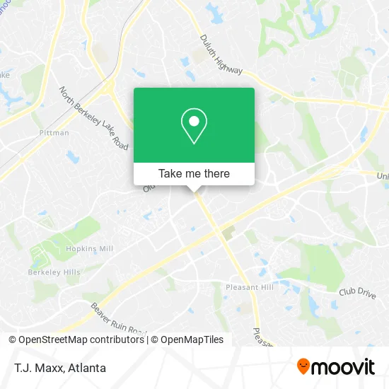 T.J. Maxx map