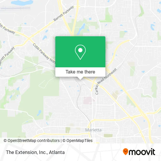 Mapa de The Extension, Inc.