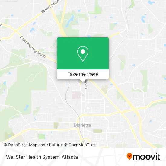 WellStar Health System map