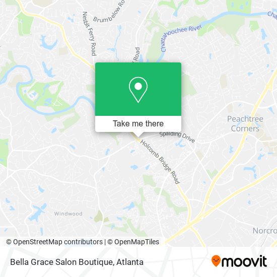 Mapa de Bella Grace Salon Boutique