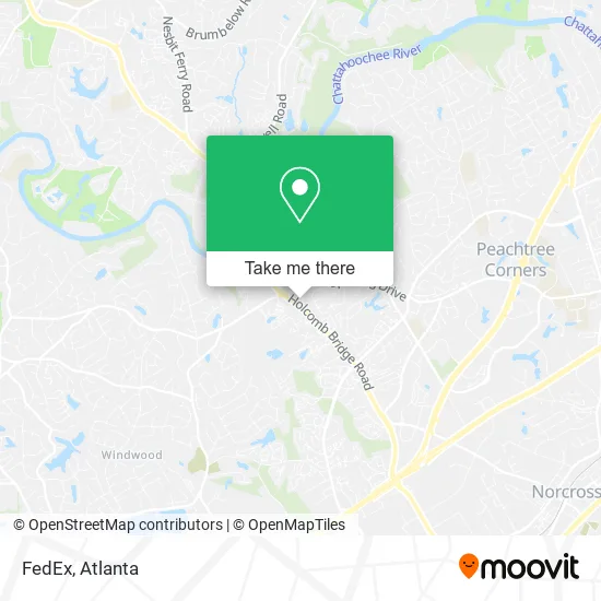 FedEx map