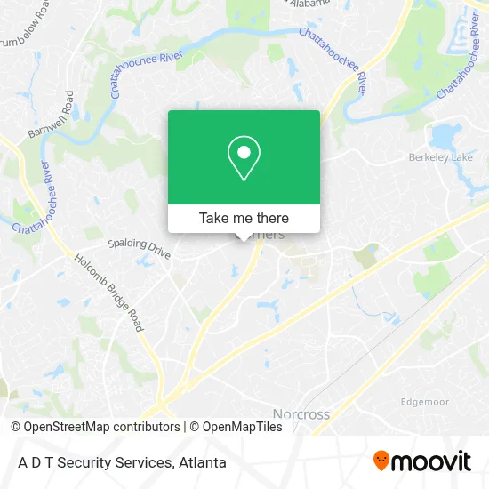A D T Security Services map