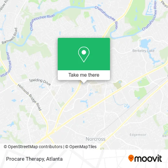 Procare Therapy map