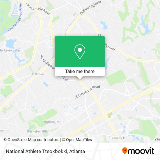 National Athlete Tteokbokki map