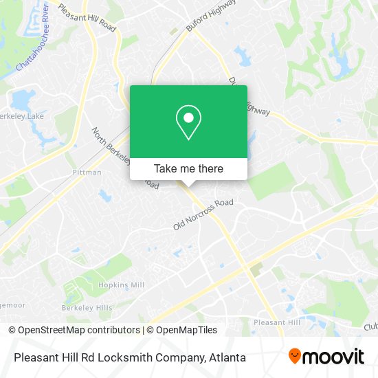 Mapa de Pleasant Hill Rd Locksmith Company