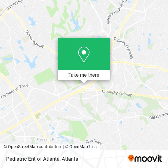 Pediatric Ent of Atlanta map