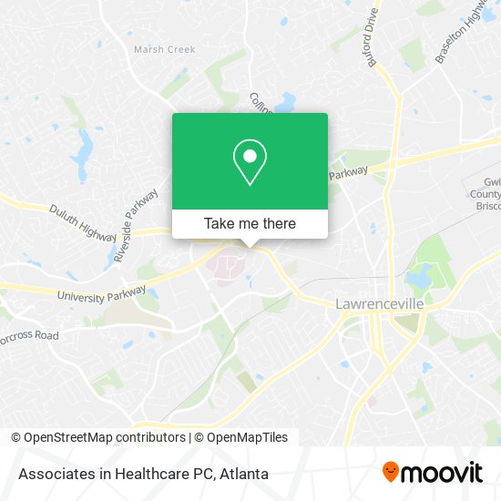 Mapa de Associates in Healthcare PC
