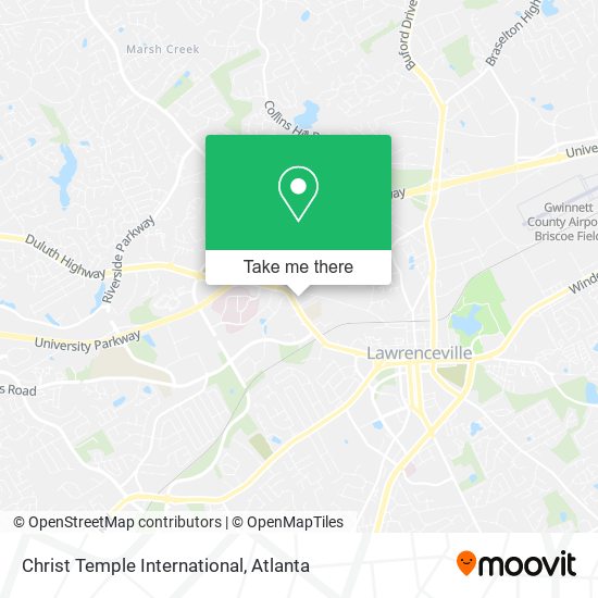 Mapa de Christ Temple International