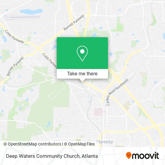 Deep Waters Community Church map