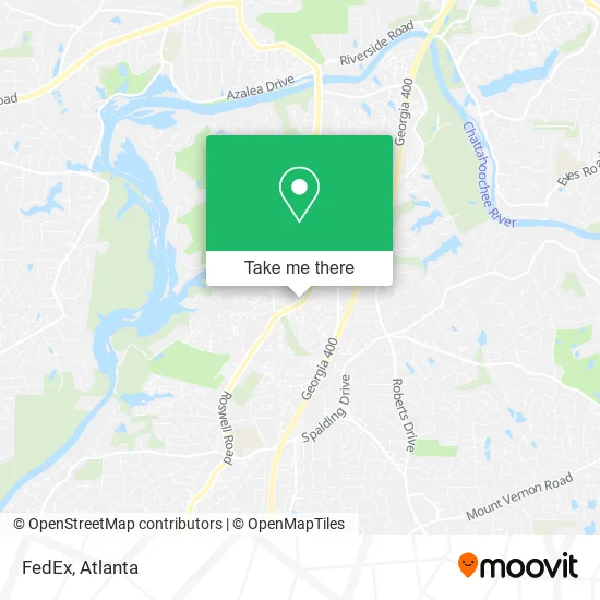 Mapa de FedEx