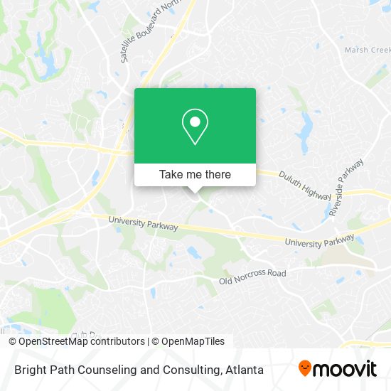 Bright Path Counseling and Consulting map