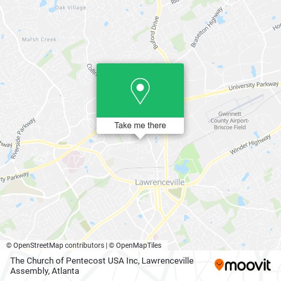 Mapa de The Church of Pentecost USA Inc, Lawrenceville Assembly